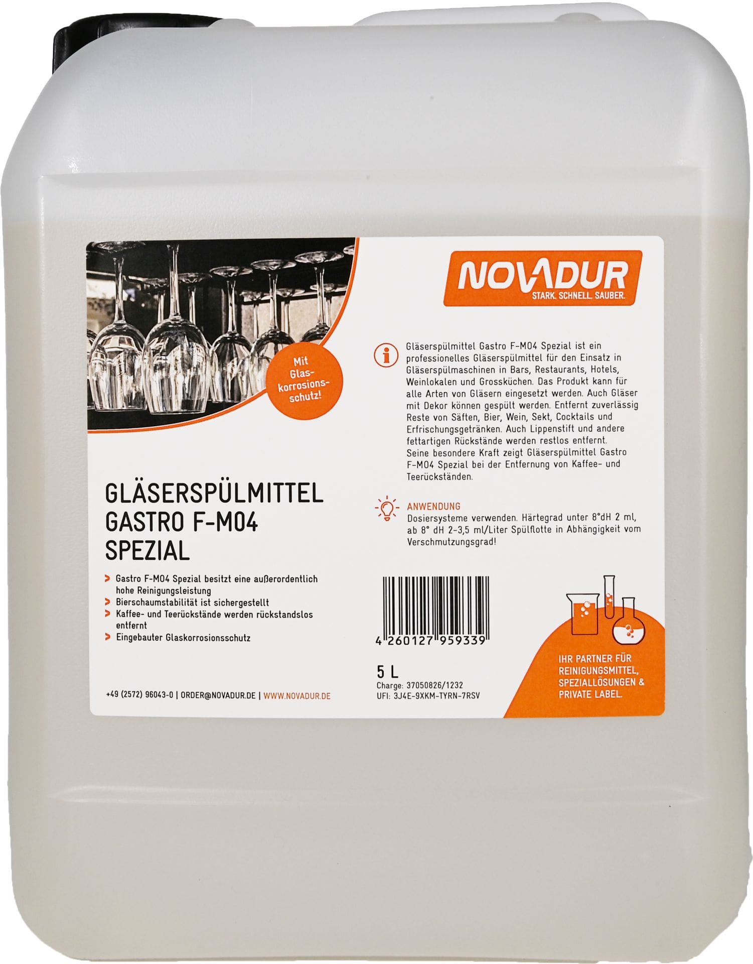 novadur-spuelmaschinenreiniger-gastro-f-mo4-glas-spezial-5l