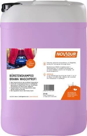 NOVADUR Bürstenshampoo BRAWA Waschprofi, 20kg