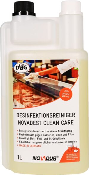 NOVADUR Desinfektionsreiniger Novadest Clean Care, 1000ml