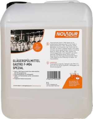 NOVADUR Spülmaschinenreiniger Gastro F-MO4 Glas Spezial